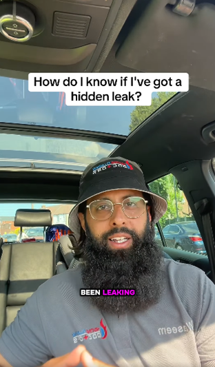 How do I know if I have a hidden leak